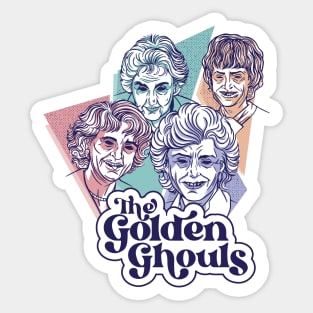 The Golden Ghouls // Zombie TV Parody // Funny Halloween for Women Sticker